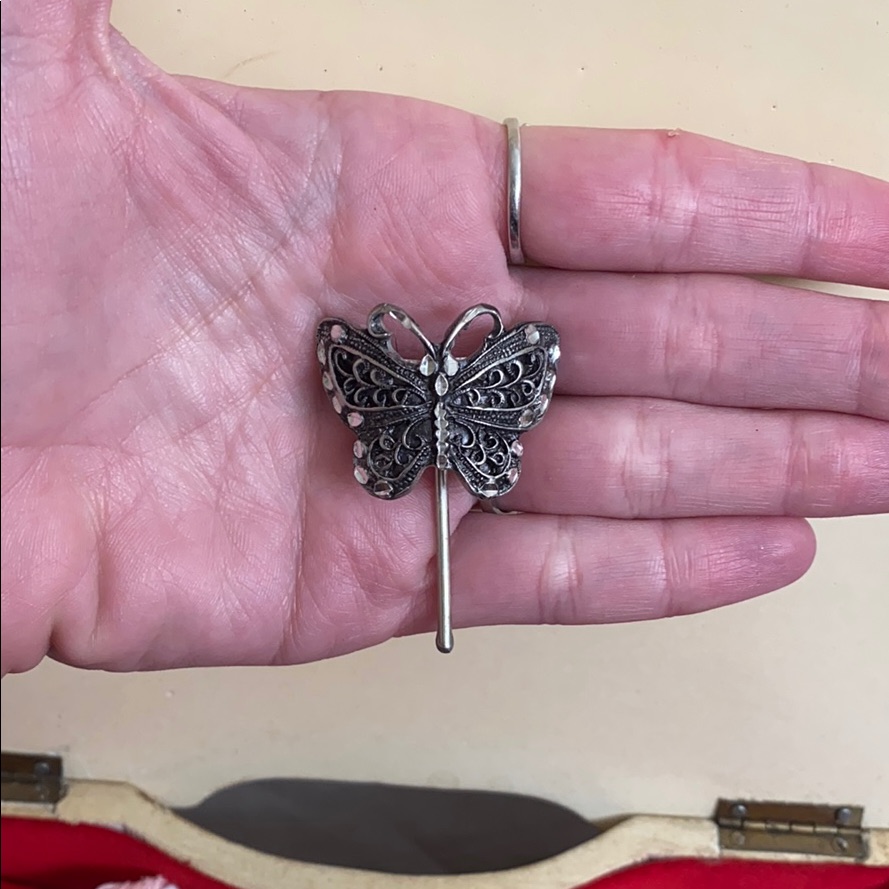 Butterfly Antique Looking Hair Pin